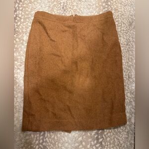 J. Crew Brown Pencil Skirt